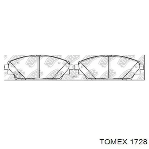 Купити 1647873480 Peugeot/Citroen Колодки гальмівні передні, дискові