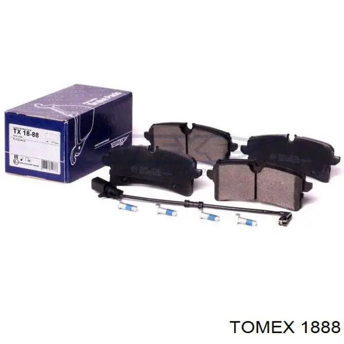 Задні гальмівні колодки Tomex 1888 ціна, від 33.34 USD