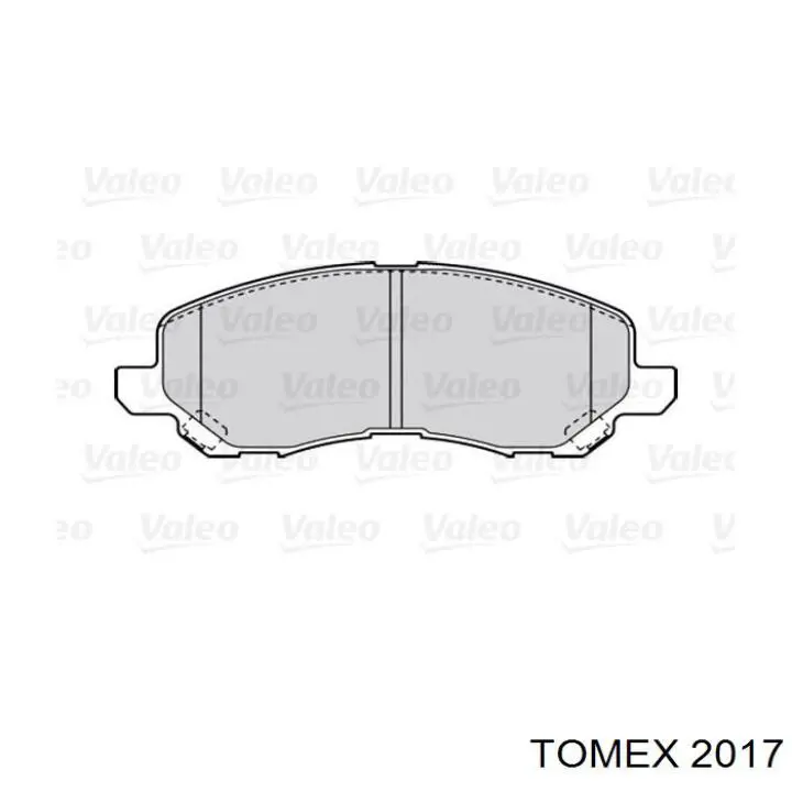 Колодки гальмові задні, барабанні 2017 Tomex