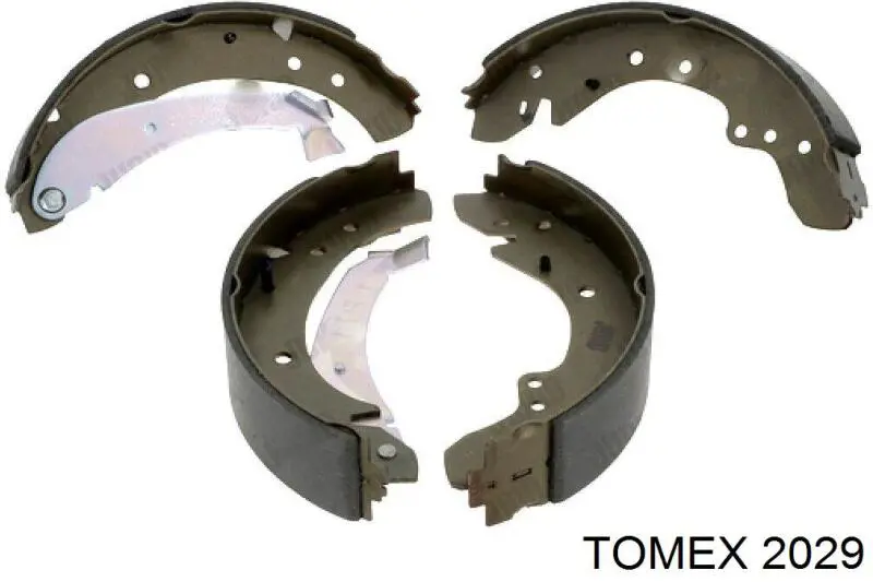 Колодки гальмові задні, барабанні Tomex 2029 ціна, від 28.32 USD