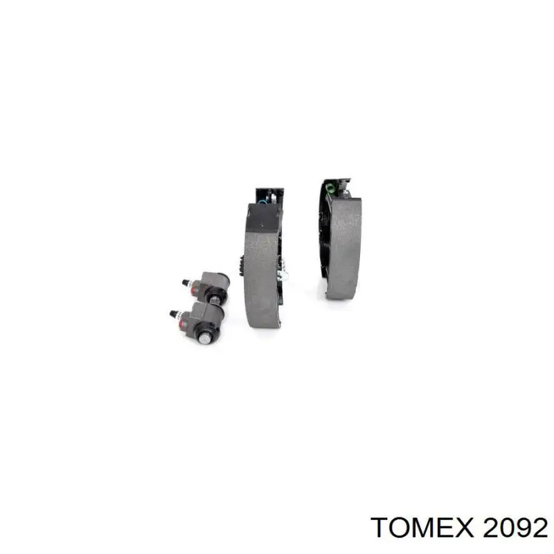 Купити 2092 Tomex Колодки гальмові задні, барабанні
