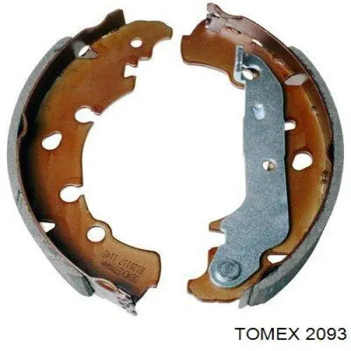 2093 Tomex колодки гальмові задні, барабанні