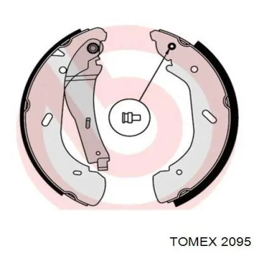 Купити 2095 Tomex Колодки гальмові задні, барабанні
