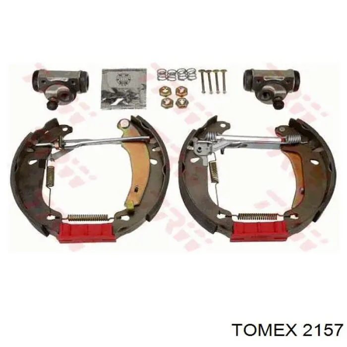 Колодки гальмові задні, барабанні 77012002474 Renault (RVI)