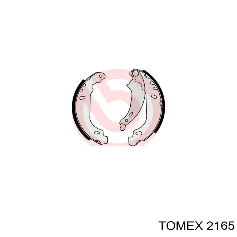 Купити 2165 Tomex Колодки гальмові задні, барабанні