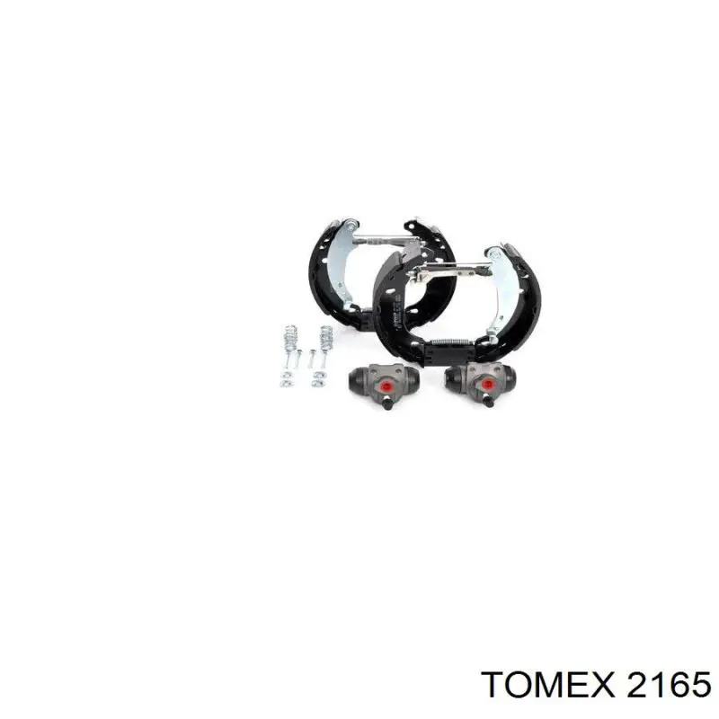 Колодки гальмові задні, барабанні 2165 Tomex