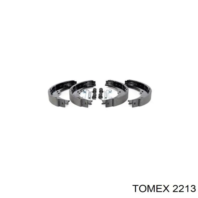 Колодки ручника 2213 Tomex