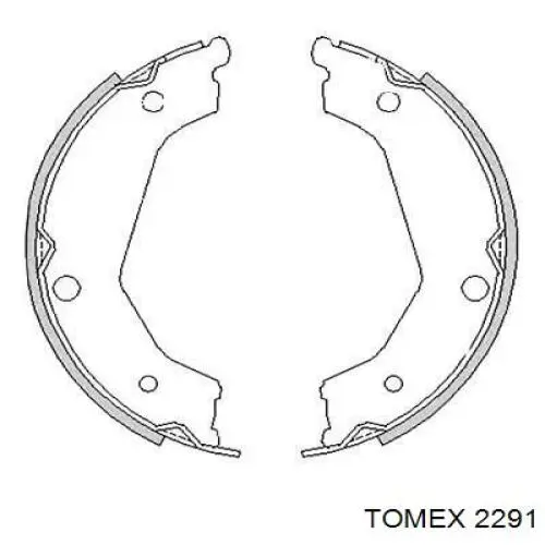 Колодки гальмові задні, барабанні HELLA 8DB355038041 ціна, від 29.56 USD