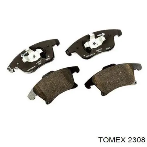 Колодки гальмові задні, барабанні Tomex 2308 ціна, від 21.03 USD