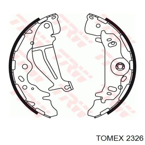 Колодки гальмові задні, барабанні Hyundai/Kia SB000102 ціна, від 25.42 USD