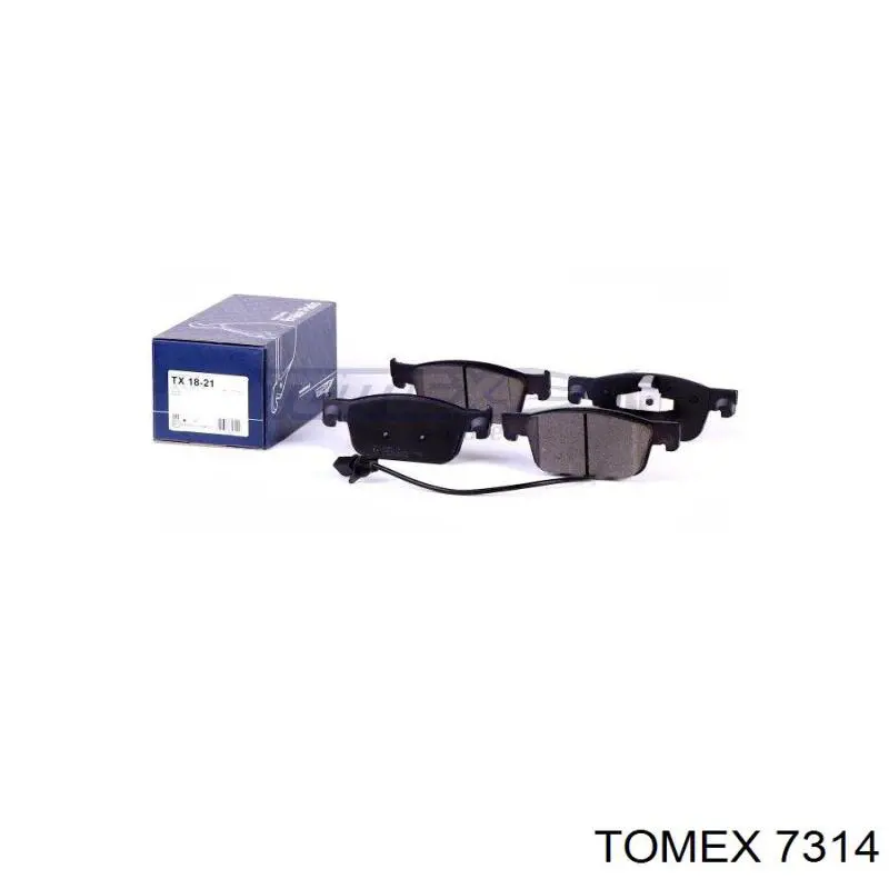 Гальмівні диски передні 7314 Tomex