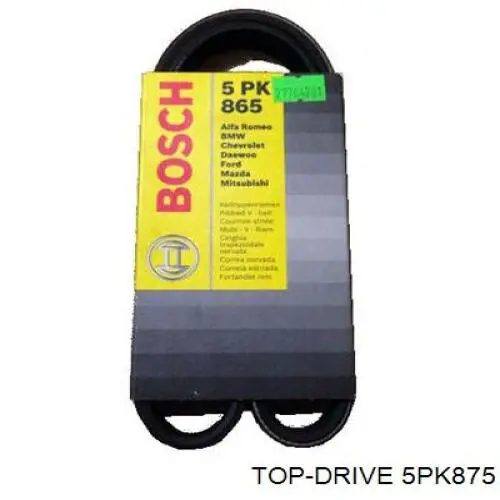 Клиновий ремінь TOP Drive 5PK875 ціна, від 3.76 USD