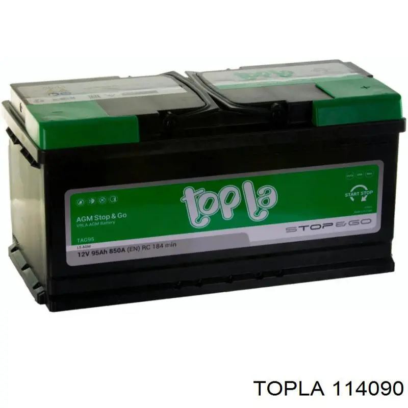 Батарея акумуляторна Topla 114090 ціна, від 185.37 USD