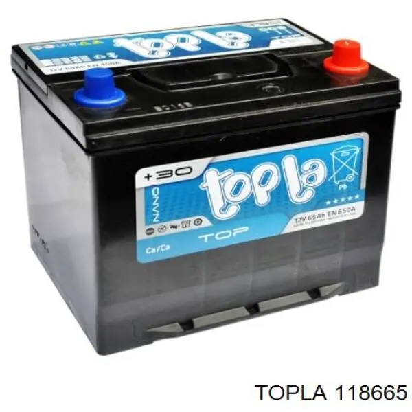 118665 Topla Авто акумулятор