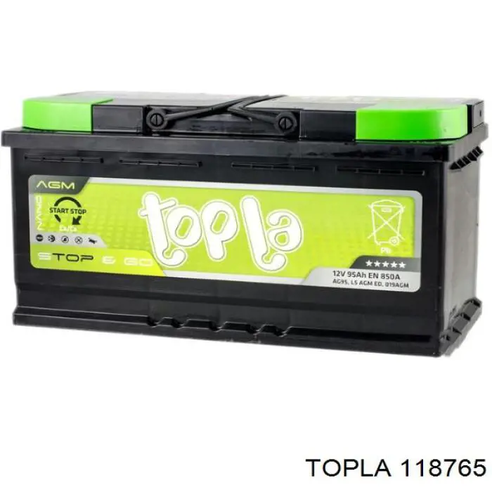 118765 Topla Авто акумулятор
