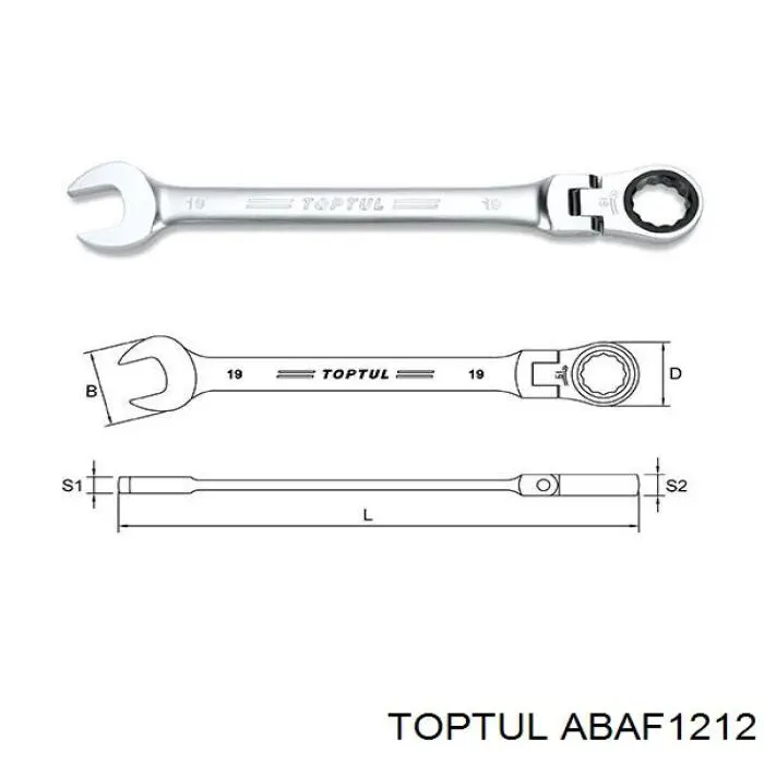 Купити ABAF1212 Toptul 