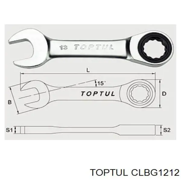 CLBG1212 Toptul 