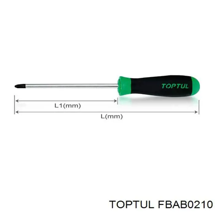  Toptul FBAB0210 ціна, від 4.10 USD