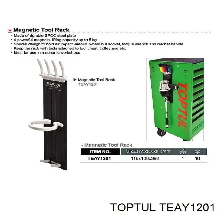  Toptul TEAY1201 ціна, від 88.80 USD