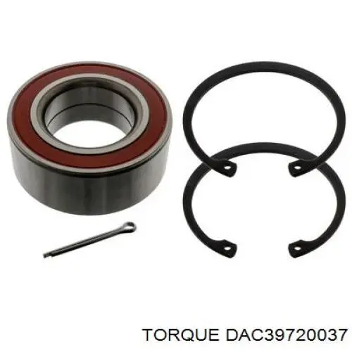 Комплект підшипник маточини передньої Torque DAC39720037 ціна, від 14.82 USD