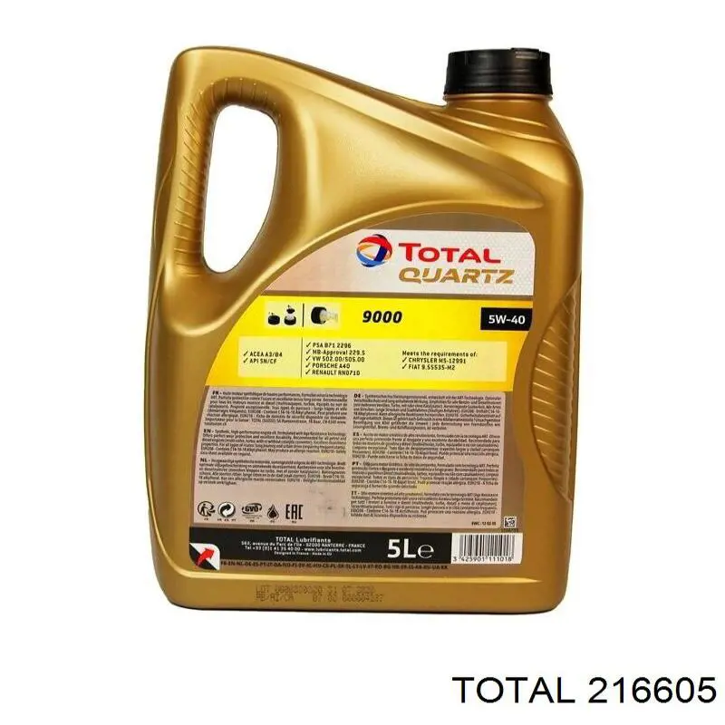  Total 216605 ціна, від 49.69 USD