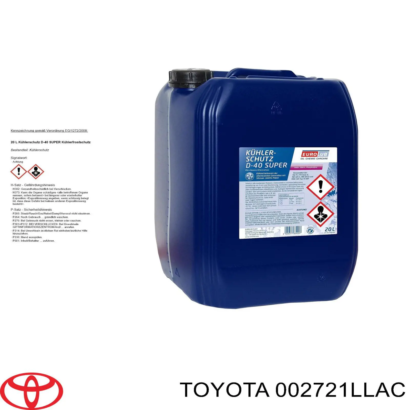 Купити 002721LLAC Toyota Охолоджуюча рідина для двигунів