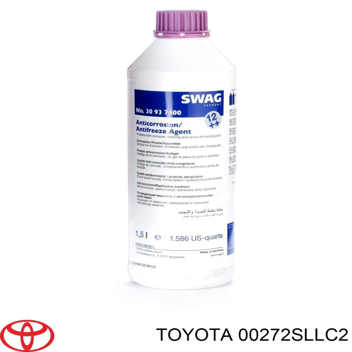 00272SLLC2 Toyota Охолоджуюча рідина