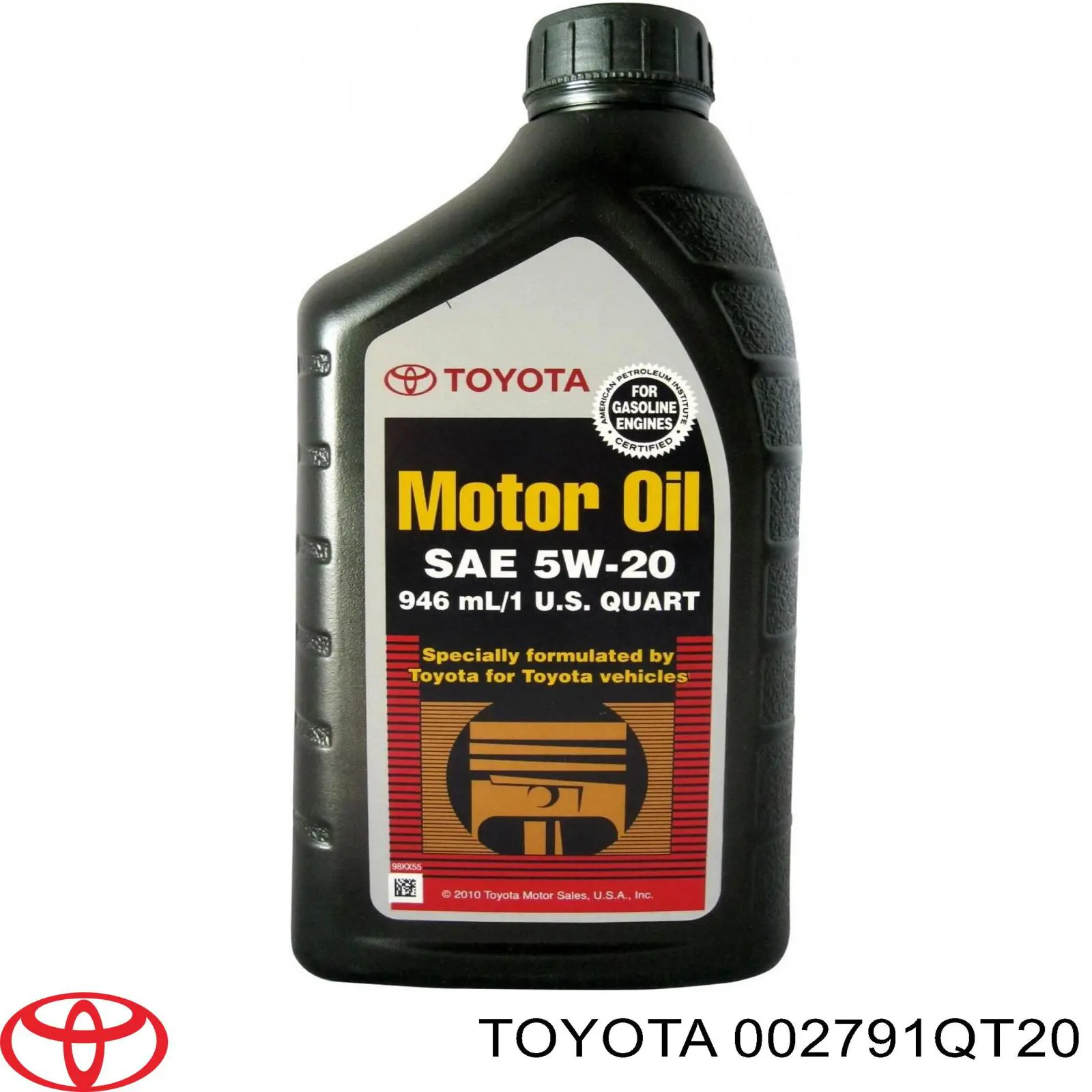 002791QT20 Toyota Масло двигуна