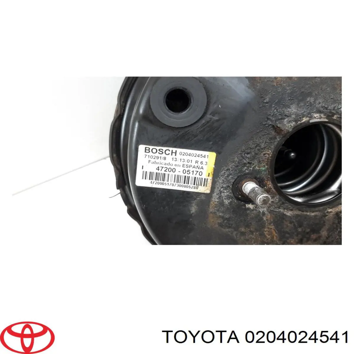 0204024541 Toyota підсилювач гальм вакуумний