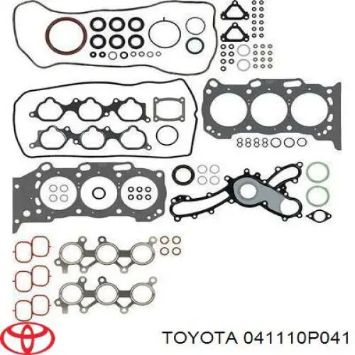 Комплект прокладок двигуна, повний Toyota 041110P064 ціна, від 228.37 USD