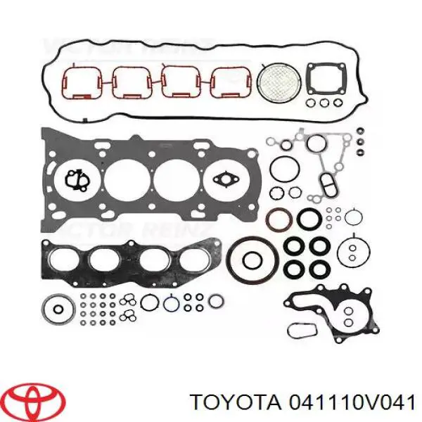 041110V041 Toyota Набір прокладок двигуна