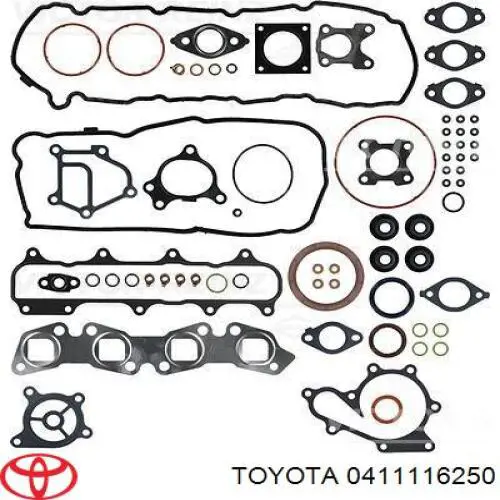 Комплект прокладок 0411116250 Toyota