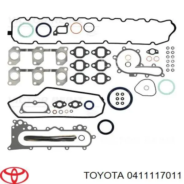 Комплект прокладок двигуна, повний Toyota 0411117110 ціна, від 112.50 USD