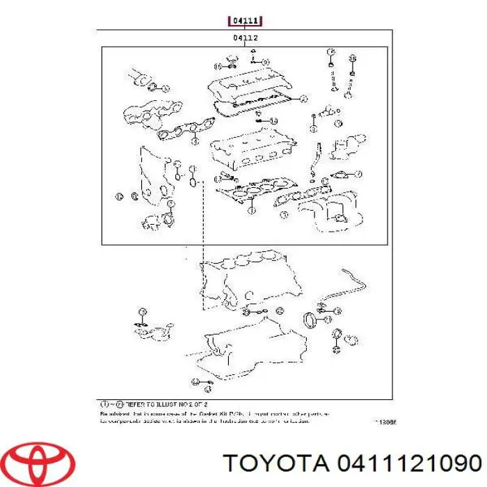  0411121090 Toyota