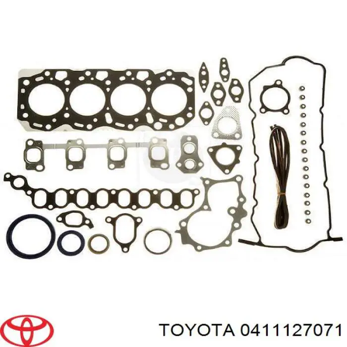 Комплект прокладок двигуна, повний Toyota 0411127071 ціна, від 391.60 USD