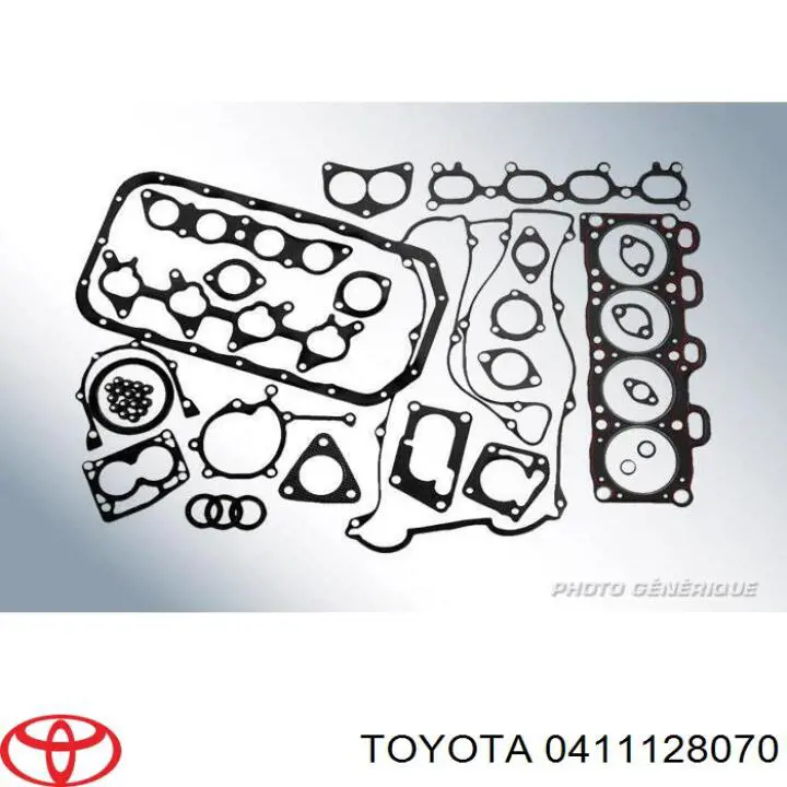 0411128070 Toyota Набір прокладок двигуна