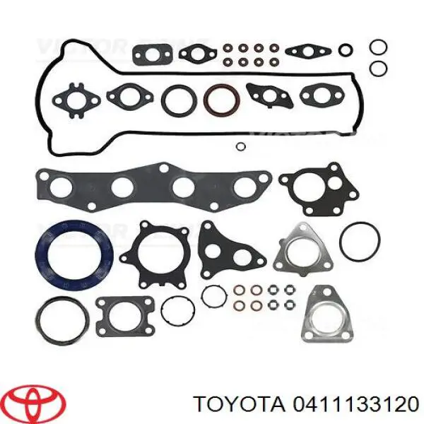 0411133120 Toyota Набір прокладок двигуна