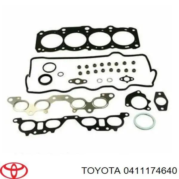 Комплект прокладок двигуна, повний 411174640 Toyota