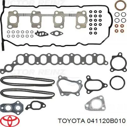 Комплект прокладок двигуна, верхній Toyota 041120B010 ціна, від 64.43 USD