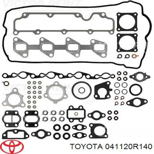 Купити 041120R140 Toyota Комплект прокладок двигуна, верхній