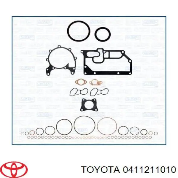 0411211021 Toyota комплект прокладок двигуна, верхній