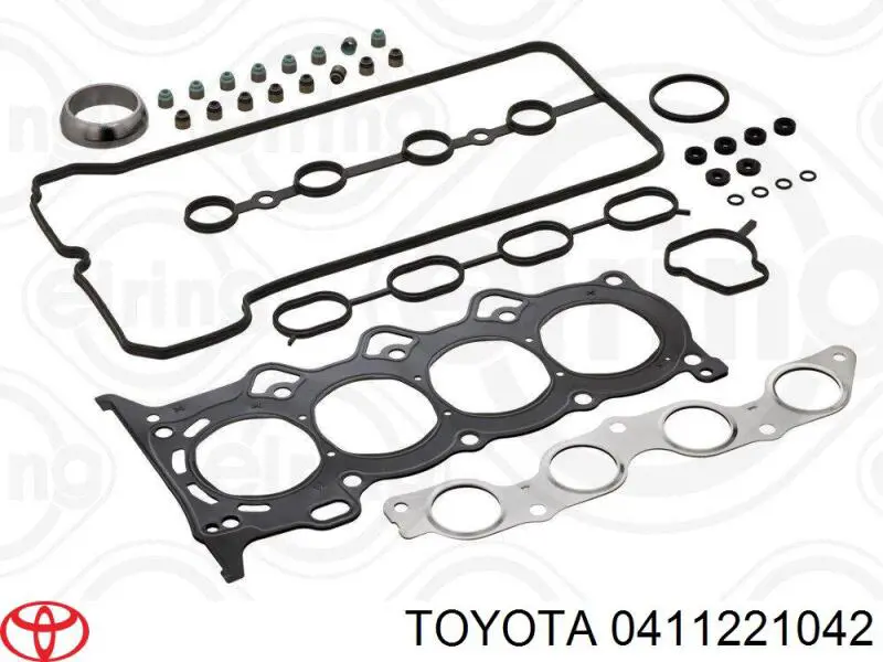 Комплект прокладок двигуна, верхній Toyota 0411221042 ціна, від 89.98 USD