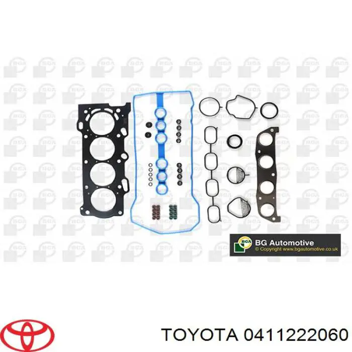 Купити 0411222060 Toyota Комплект прокладок двигуна, верхній