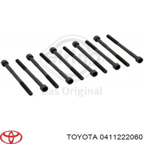 Комплект прокладок двигуна, верхній Toyota 0411222060 ціна, від 74.64 USD
