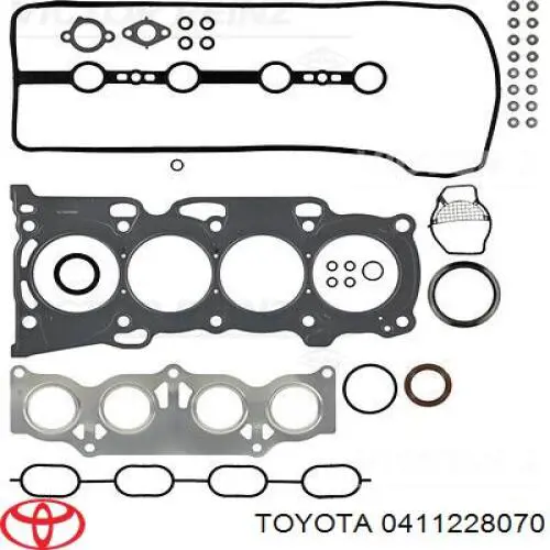 Комплект прокладок двигуна, повний Toyota Avensis Verso (LCM) (Тойота Авенсіс)