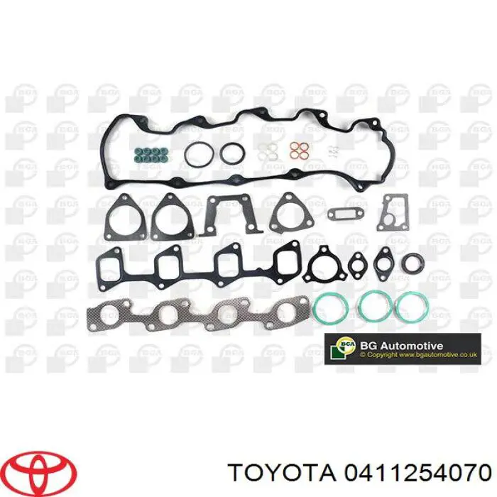Купити 0411254070 Toyota Комплект прокладок двигуна, верхній