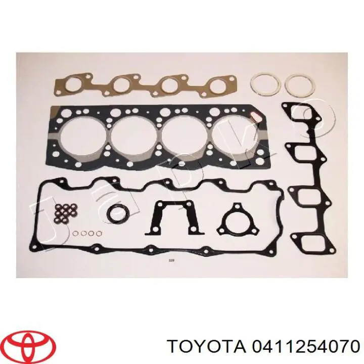 0411254070 Toyota Комплект прокладок двигуна, верхній