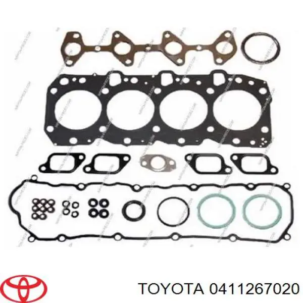 Комплект прокладок двигуна, верхній Toyota 4 Runner (N130) (Тойота 4 раннер)