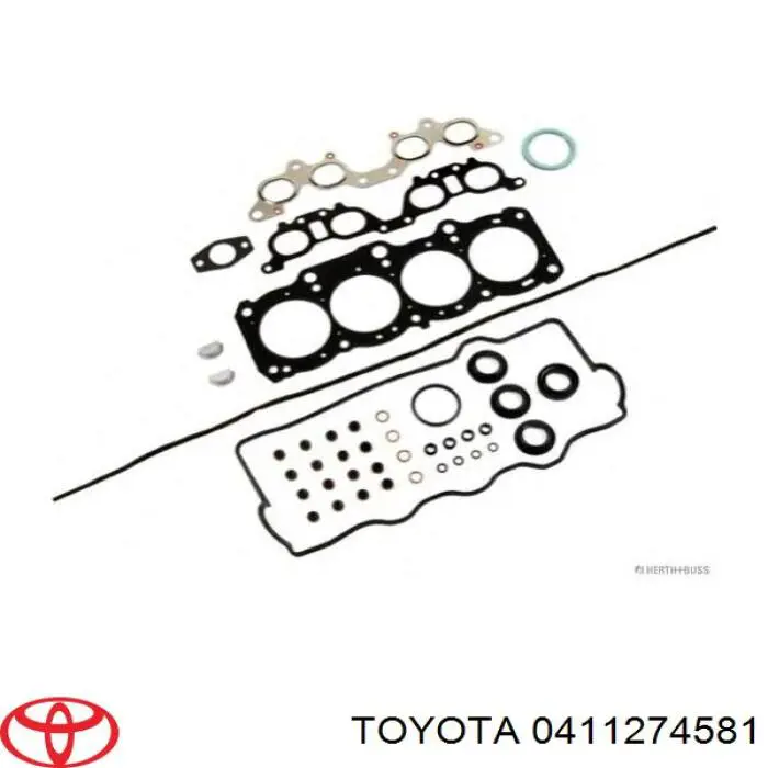 0411274581 Toyota Комплект прокладок двигуна, верхній