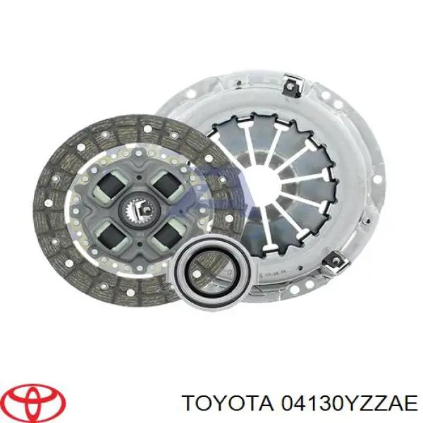 Купити 04130YZZAE Toyota Комплект зчеплення (диск, корзина, підшипник)